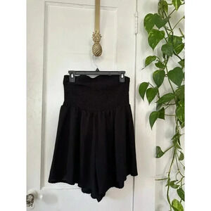 SHEIN Black Strapless Romper